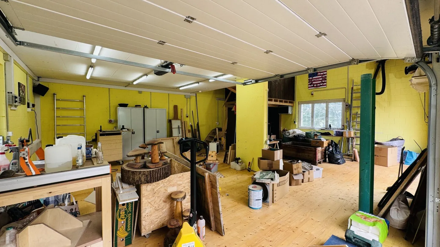Grande casa unifamiliare quasi nuova di 6,5 stanze, 6 posti auto in garage + 4 posti auto, laghetto per koi, sala cinema, 3 bagni, posizione da sogno, a soli 10 min da Bubendorf - Foto 36 di 59