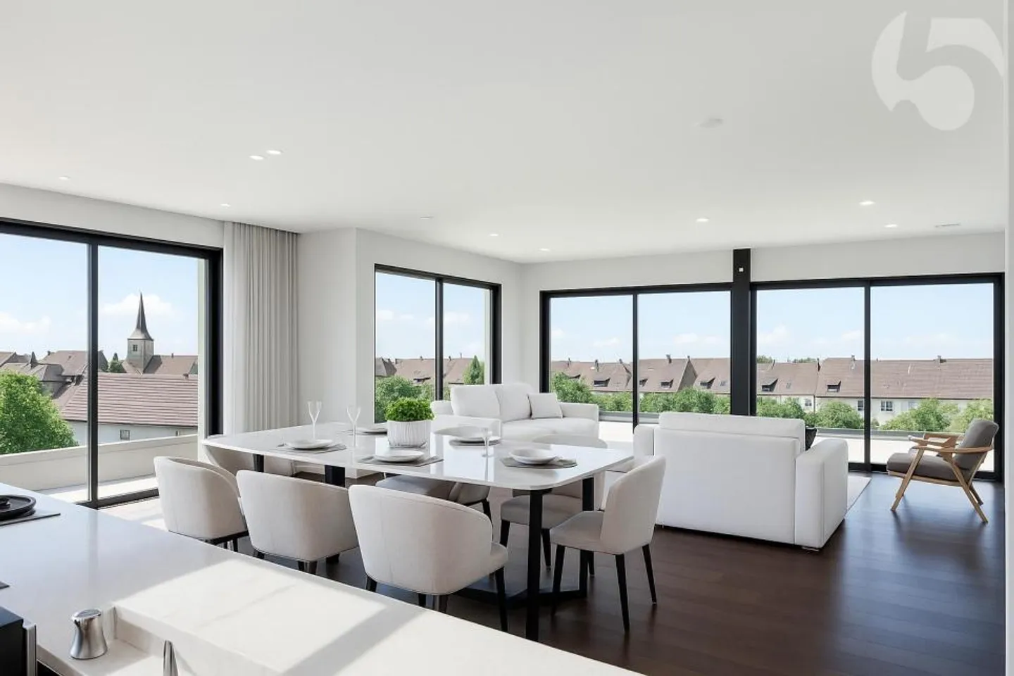 Attique d'exception avec accès par ascenseur privé et terrasse de 70 m2 - Photo 1 sur 10