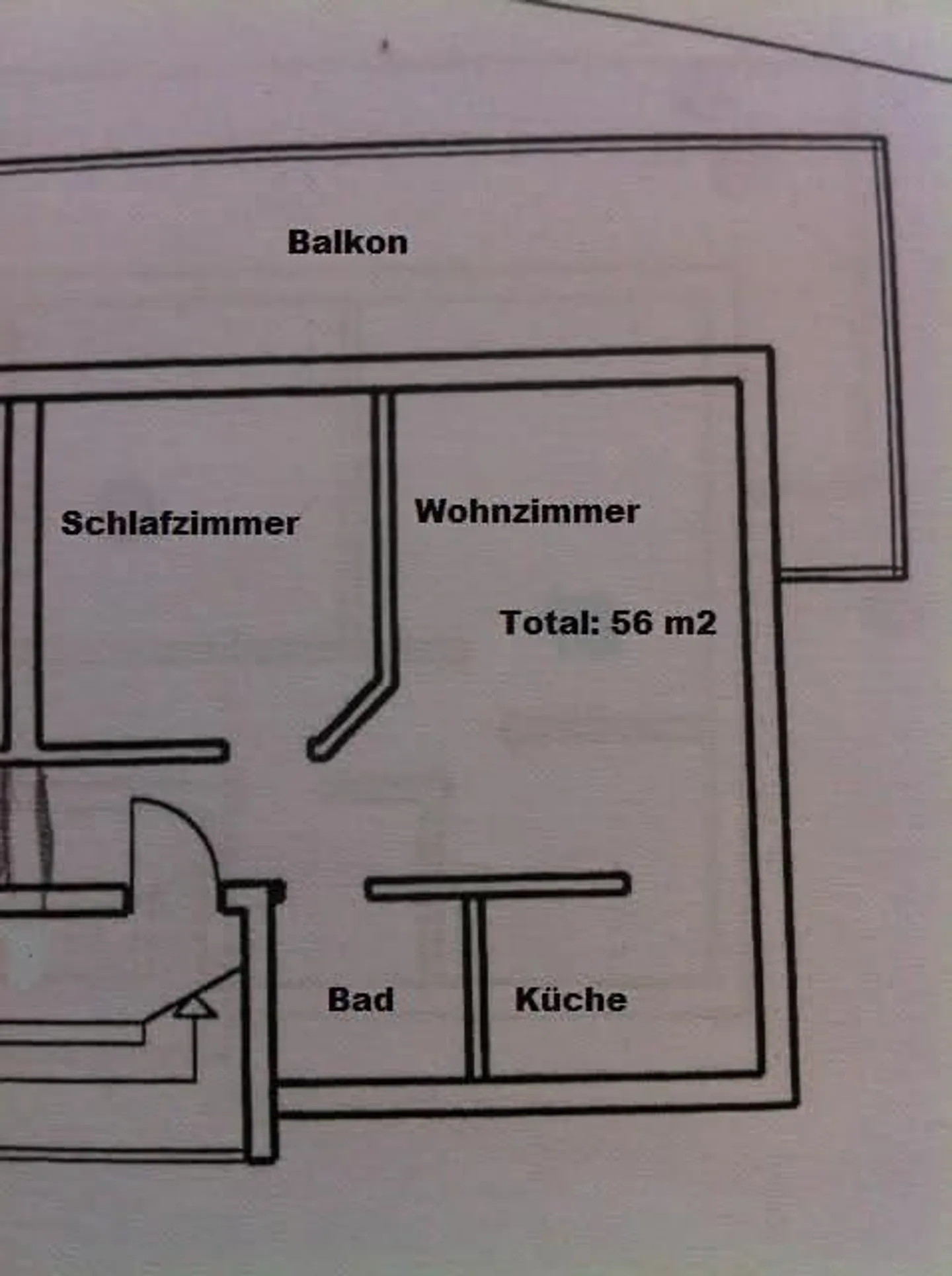 Furnished 2 1/2 room apartment - Photo 9 of 9