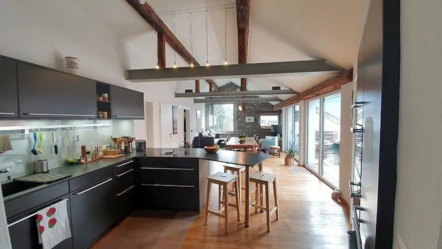 3½ ROOM LOFT IN ZIZERS (GR), FURNISHED, TEMPORARY - Photo 3 of 10
