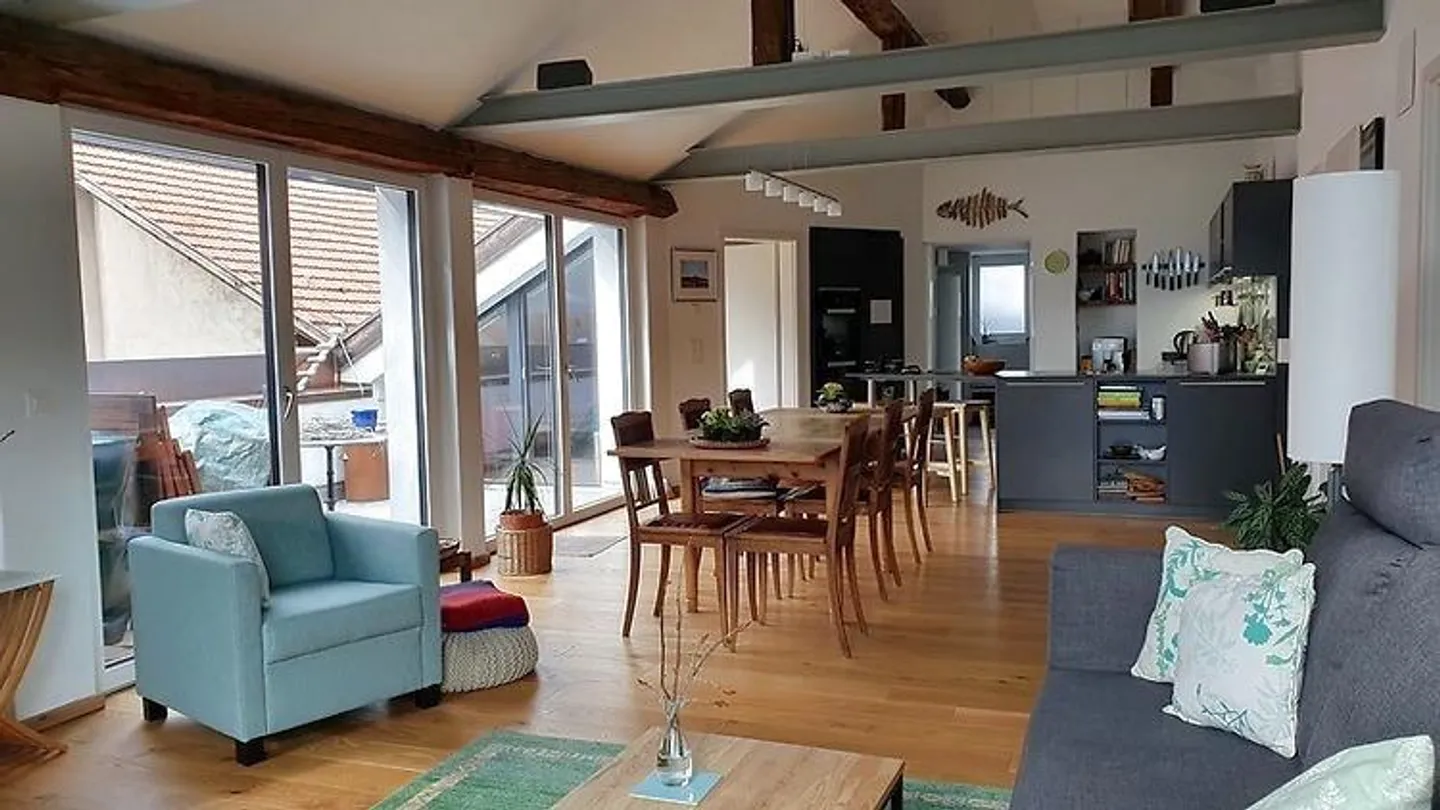 3½ ROOM LOFT IN ZIZERS (GR), FURNISHED, TEMPORARY - Photo 2 of 10