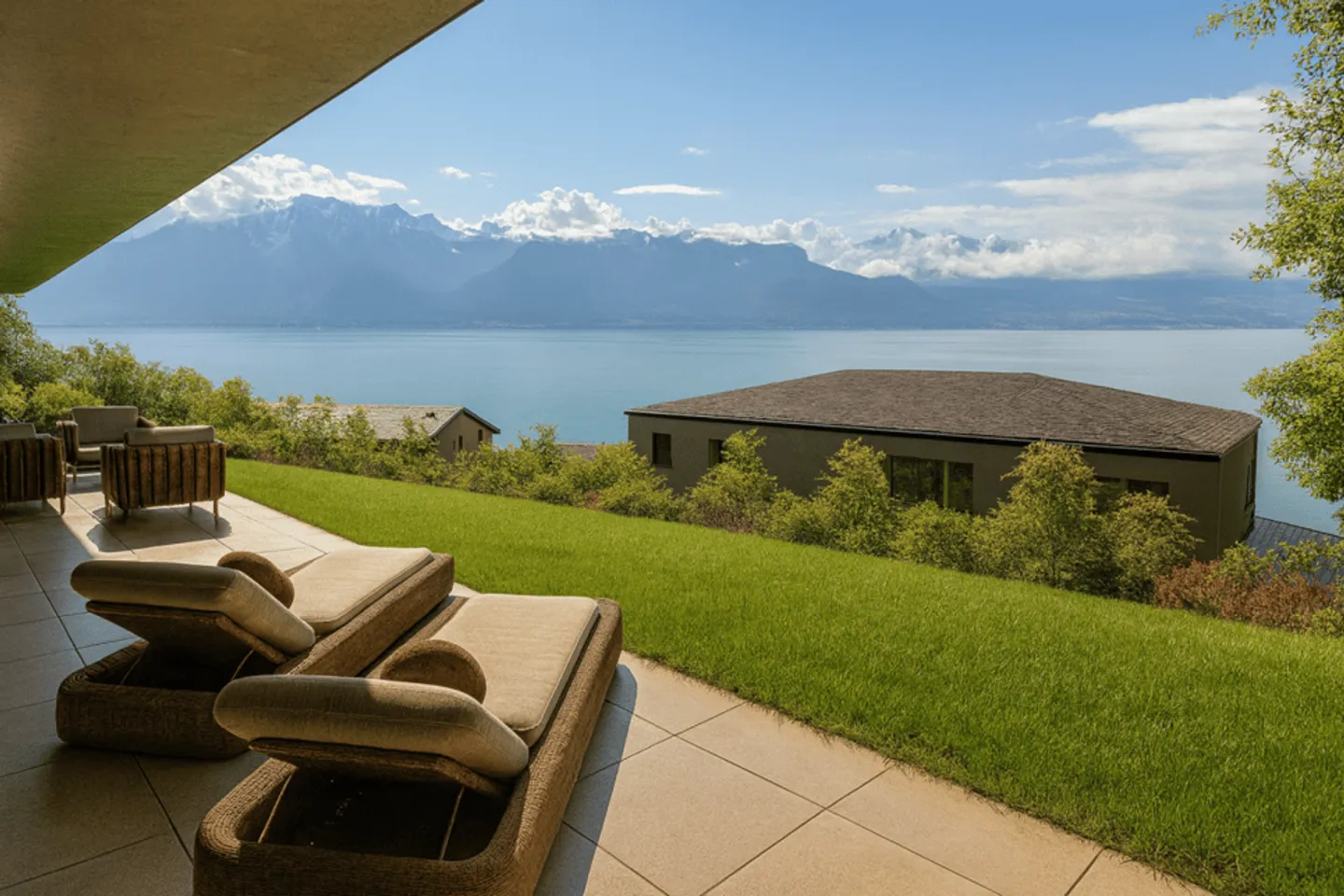 Magnificent 5.5-room villa with Lake Geneva view - Photo 10 of 11