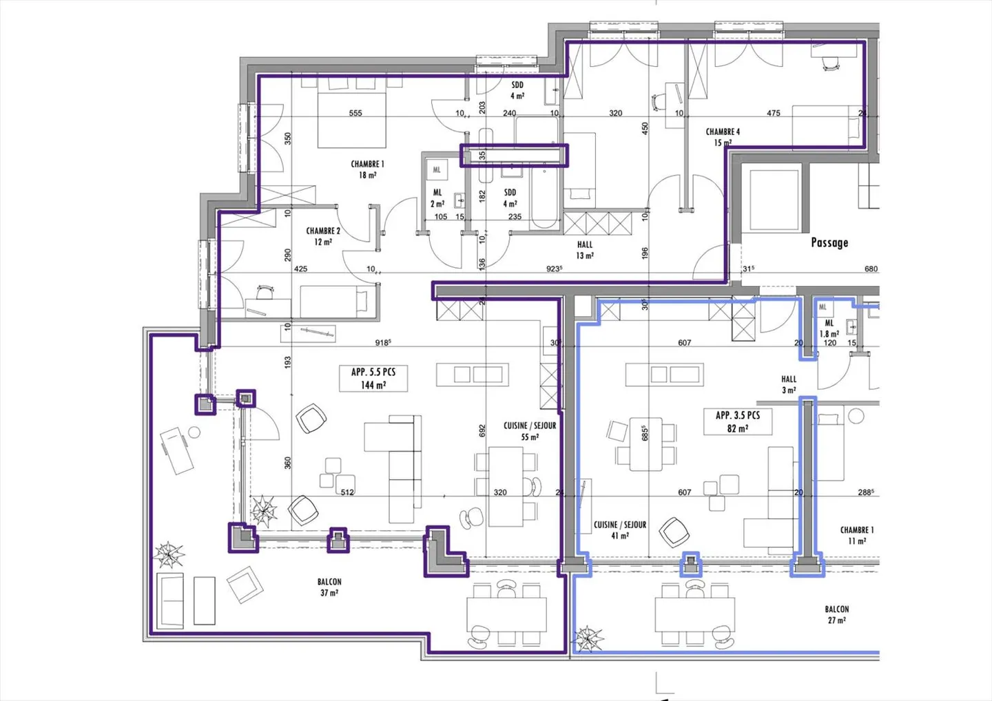 Dernier appartement de 5,5 pièces avec dégagement sur le lac - Photo 7 sur 7