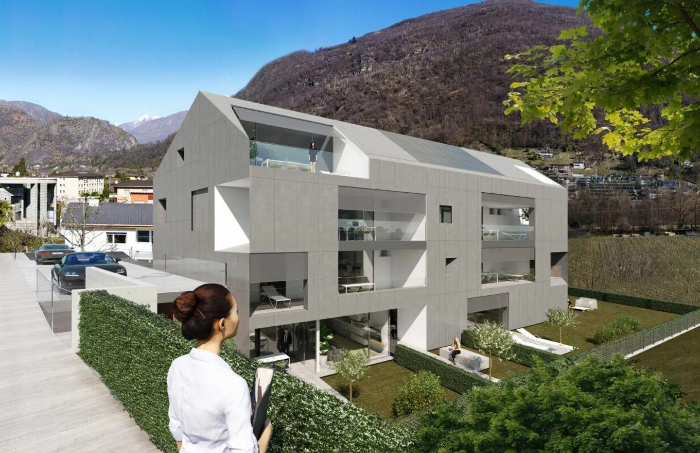 Elegante 4.5-Zimmer-Attika Wohnung in exklusivem Projekt - nur 8 Einheiten in Losone - Foto 2 von 9