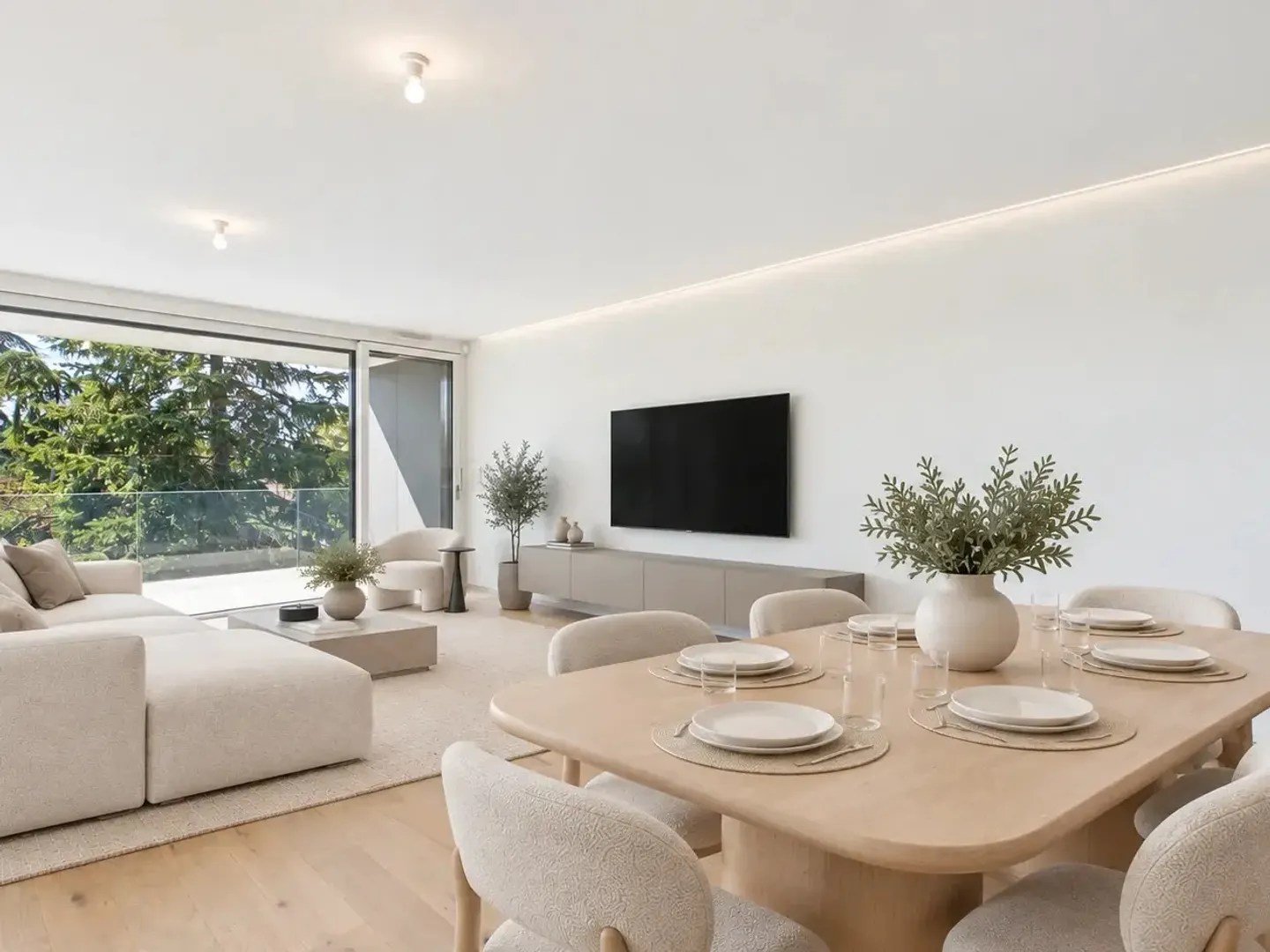 High-end modern apartment with an exceptional terrace in Vésenaz - Photo 3 of 15