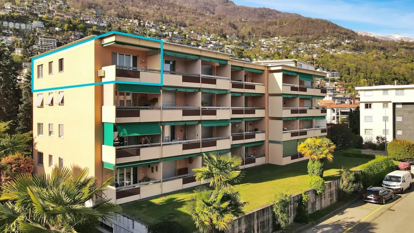 Minusio - Appartement en Attique Résidence Florida - Photo 1 sur 11