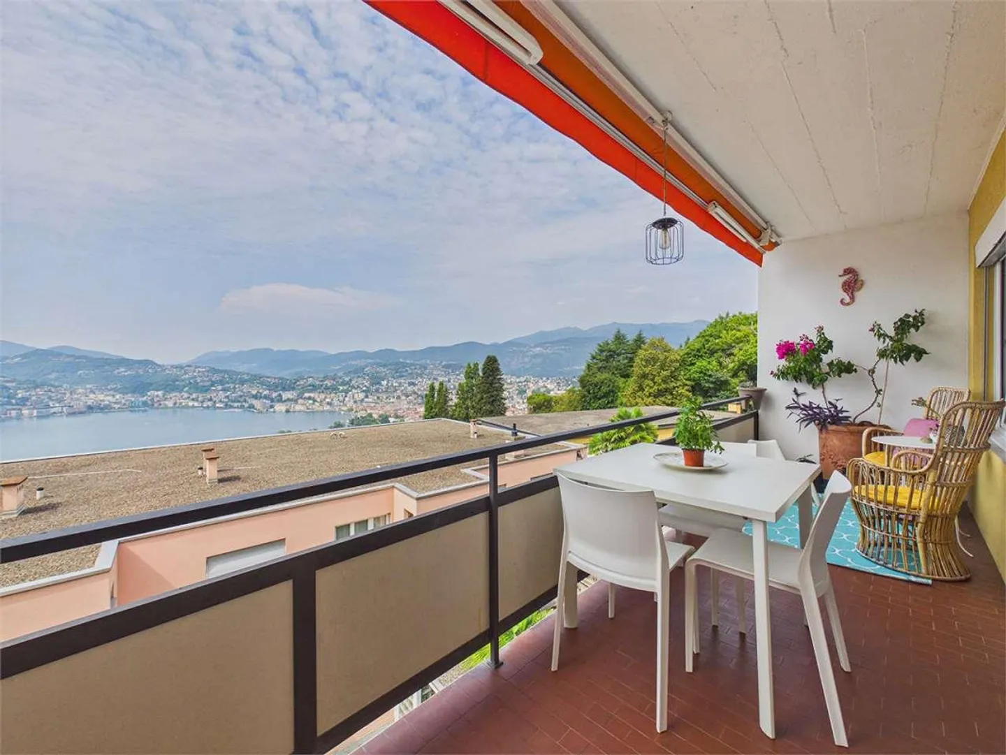 Ruvigliana - 2,5 pièces meublés avec piscine et vue sur le lac - Photo 8 sur 8