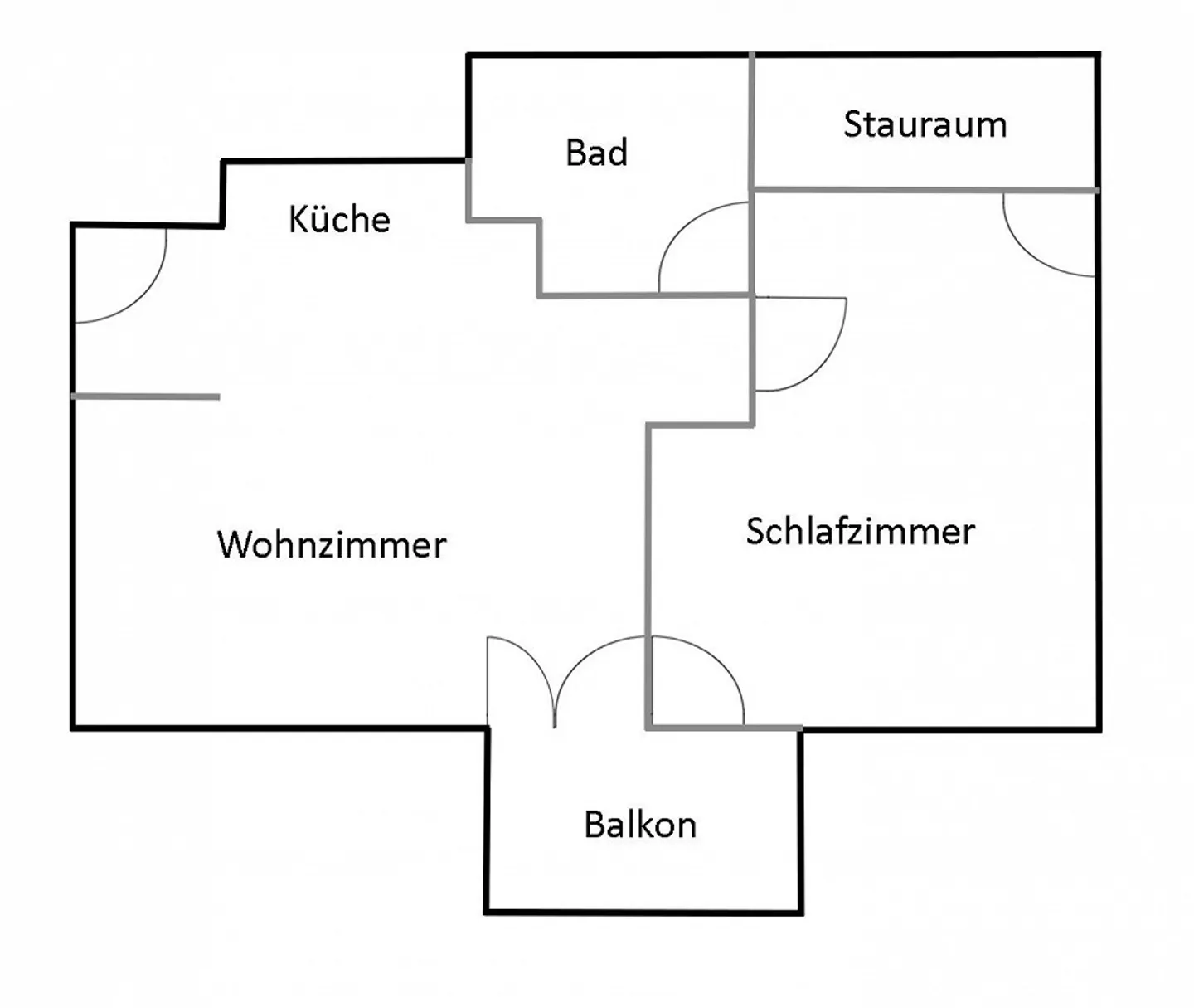 2½ Room Apartment for Rent - Photo 3 of 3