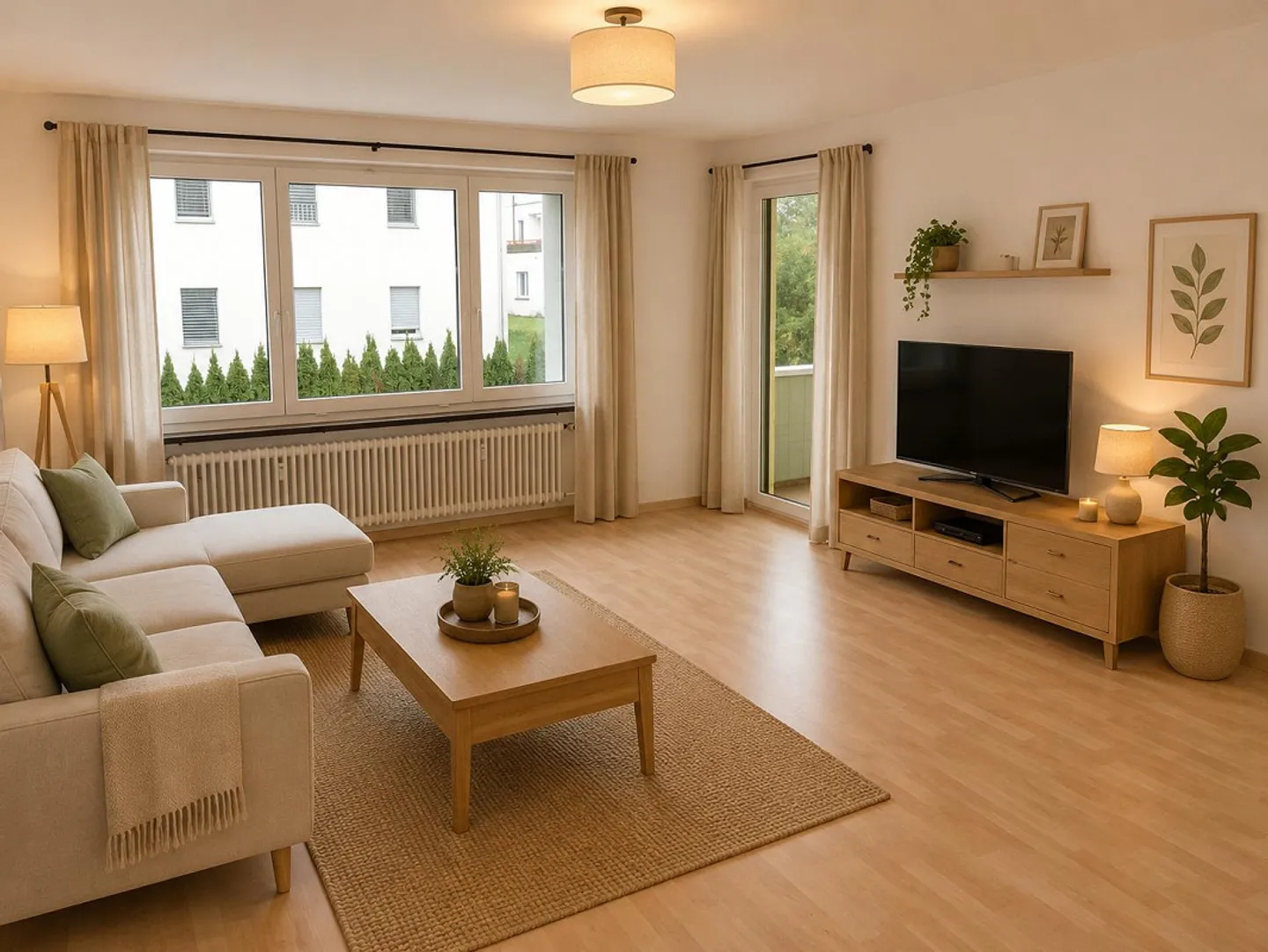 Appartamento 3,5 locali con giardino soleggiato privato (50m2); ascensore - Foto 1 di 10