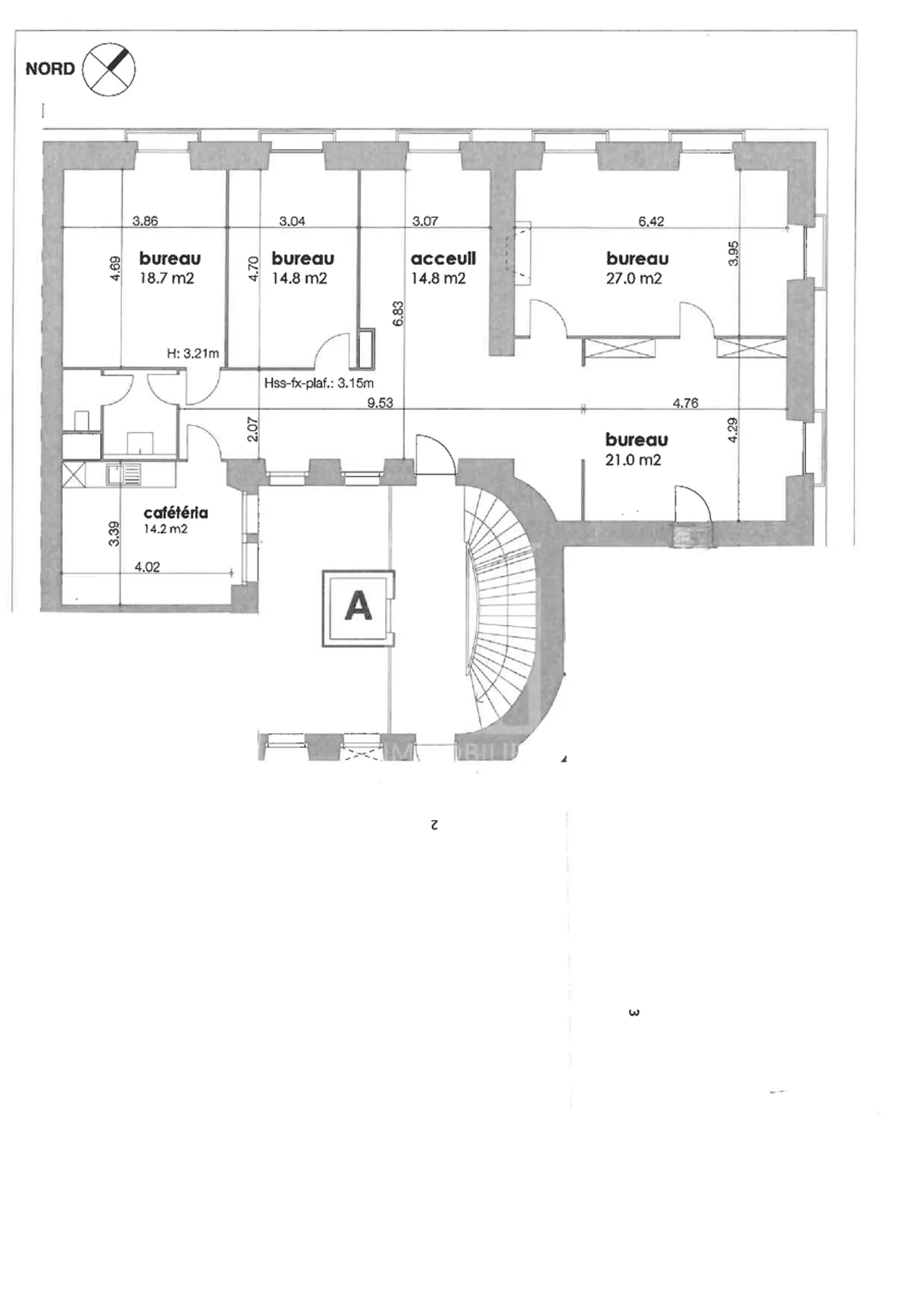 Büros von ca. 159 m² im 1. Stock - Foto 8 von 8