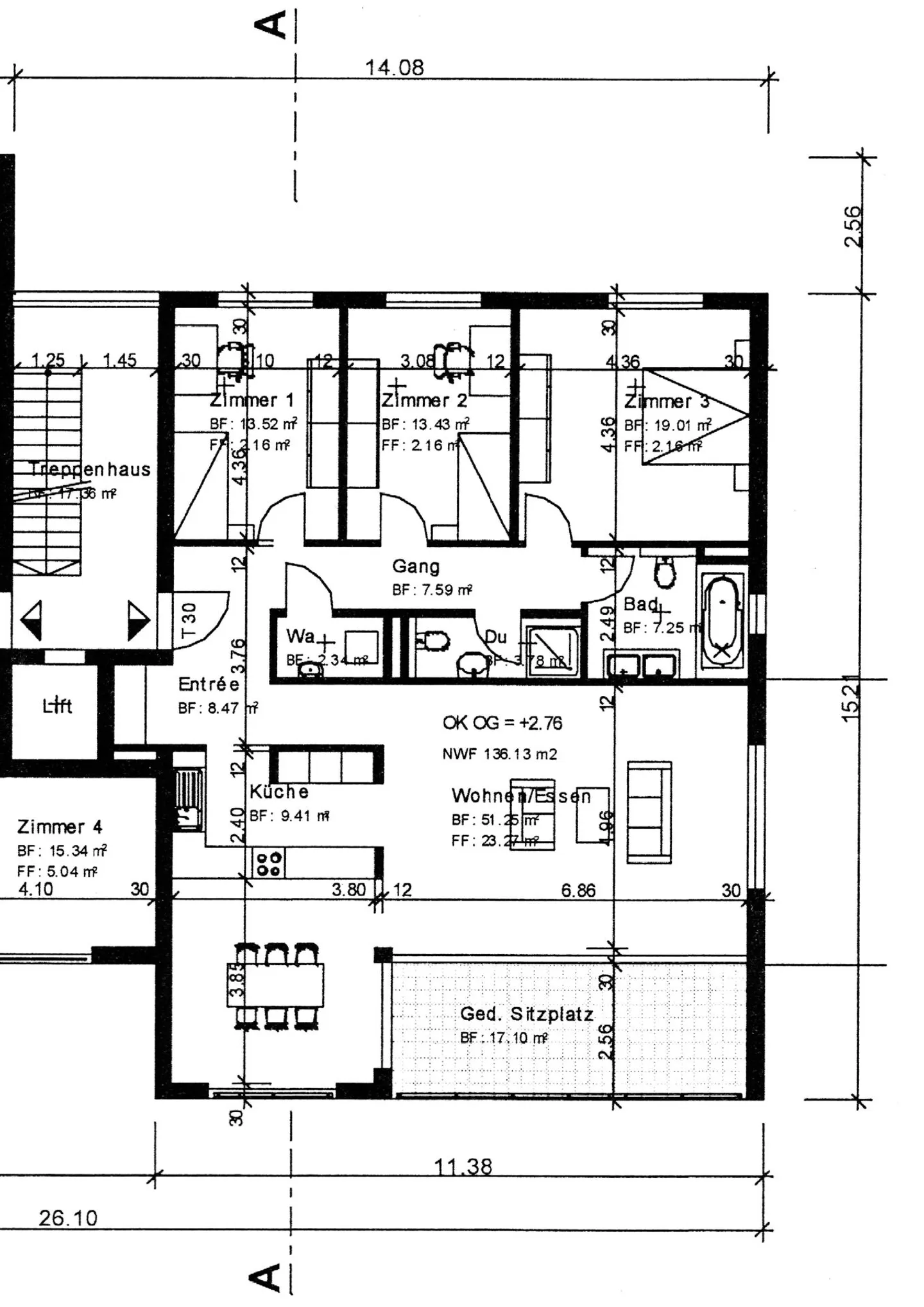 Grosszügige und gemütliche 4.5-Zimmer-Wohnung im 1. OG - Foto 17 von 17