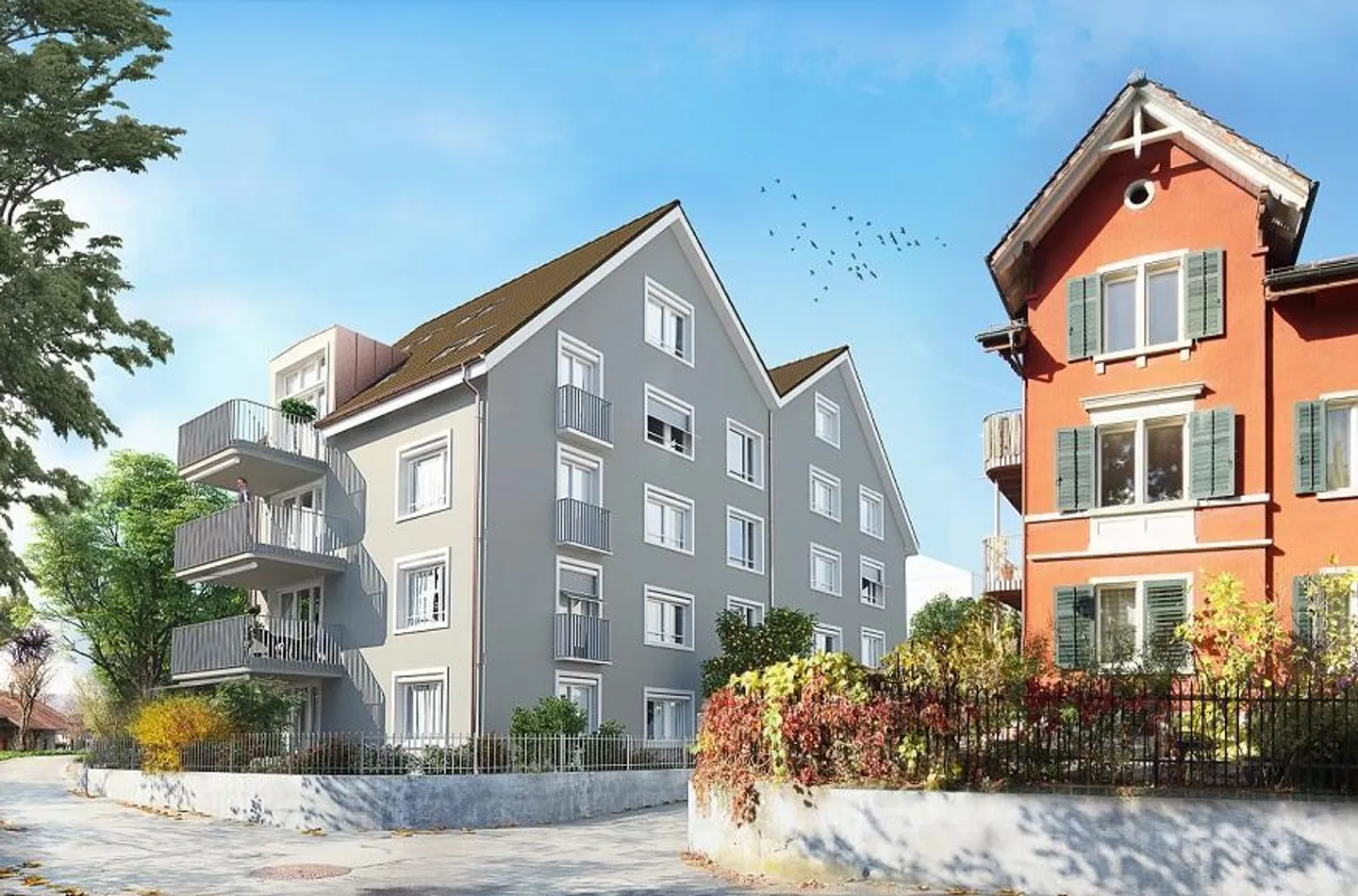 Bel appartement de 2,5 pièces en attique à Winterthur - Photo 1 sur 2