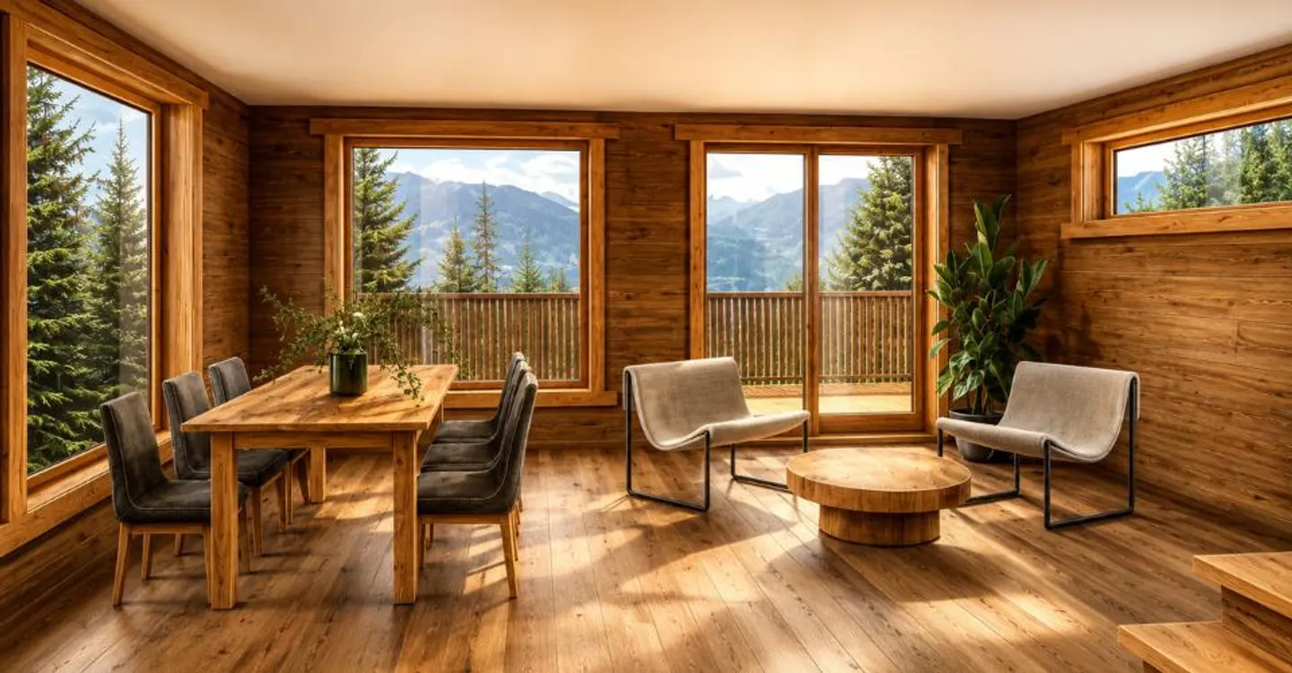 Superb Chalet on Plan in a Green Setting - Photo 4 of 5