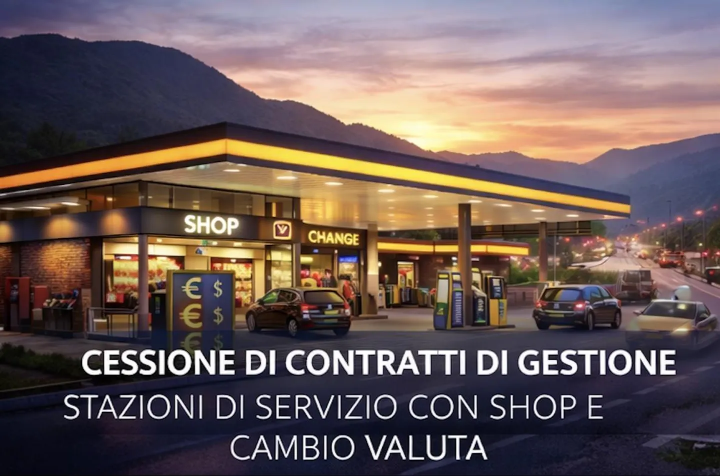 Stations-service avec boutique et change de devises Ticino - Zone frontalière - Photo 4 sur 8
