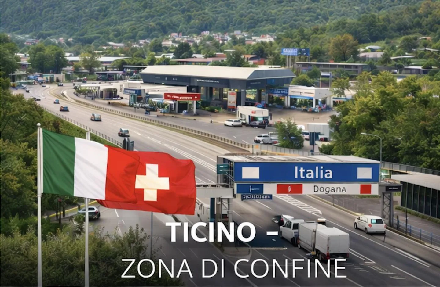 Stations-service avec boutique et change de devises Ticino - Zone frontalière - Photo 6 sur 8