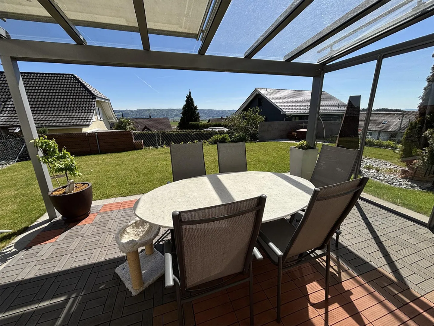 Maison semi-détachée de 5 ½ pièces dans un emplacement ensoleillé et calme - Photo 22 sur 25