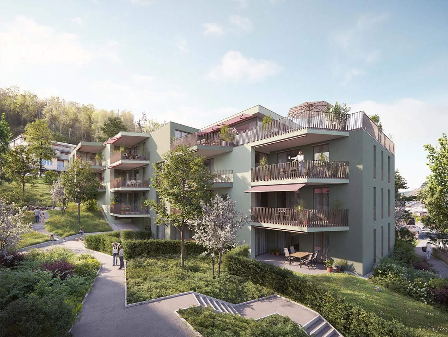 Modernes Apartment in Neuenhof - Foto 3 von 5