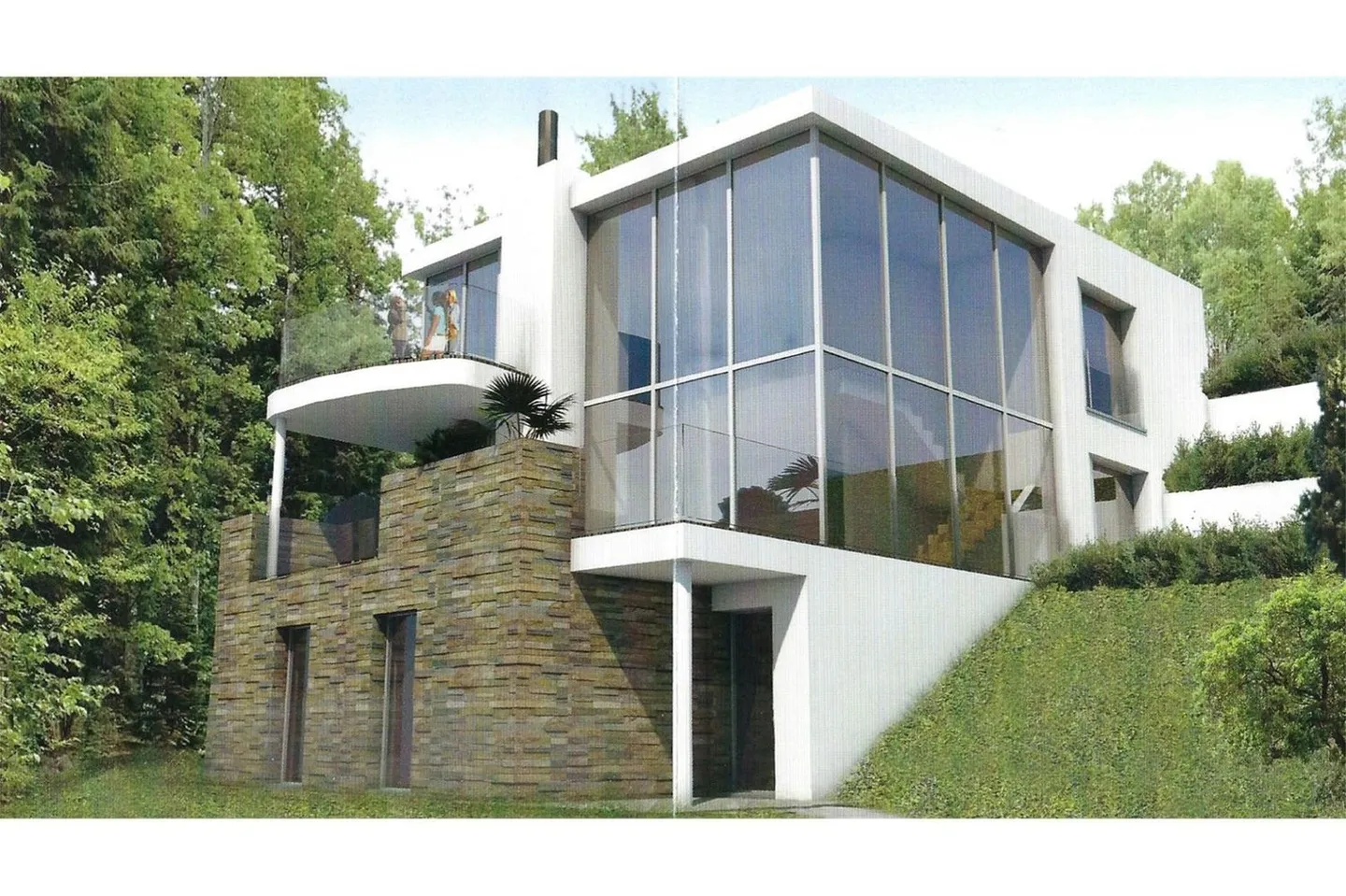 Brusino Arsizio - Intéressant projet de villa à quelques pas du lac - Photo 4 sur 13