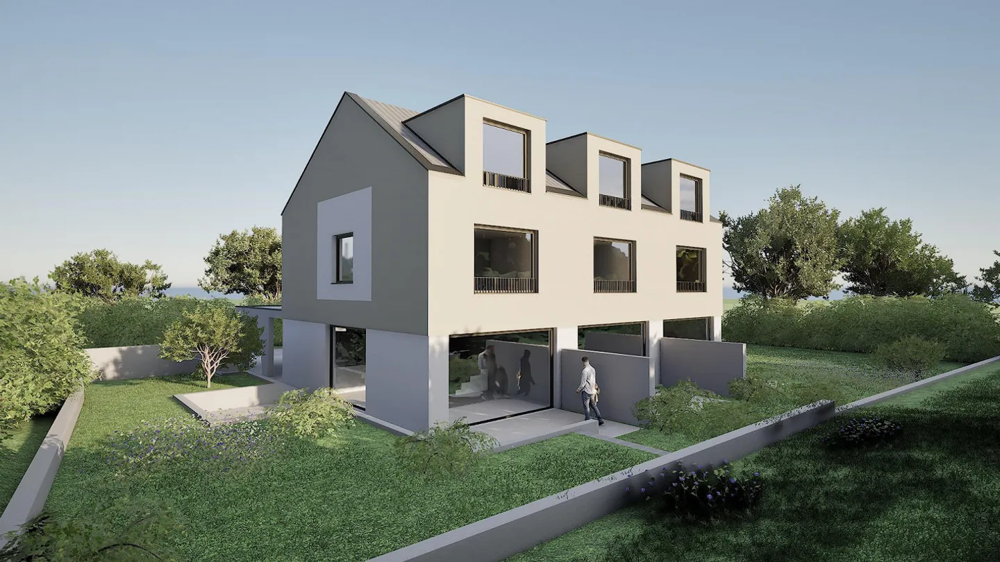 Moderna casa a schiera di 5,5 stanze in un quartiere di case unifamiliari - Foto 2 di 3