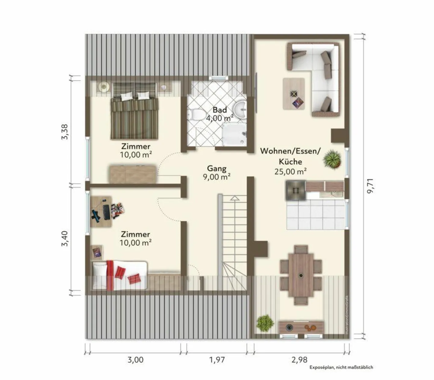 Appartement à louer - Photo 18 sur 19