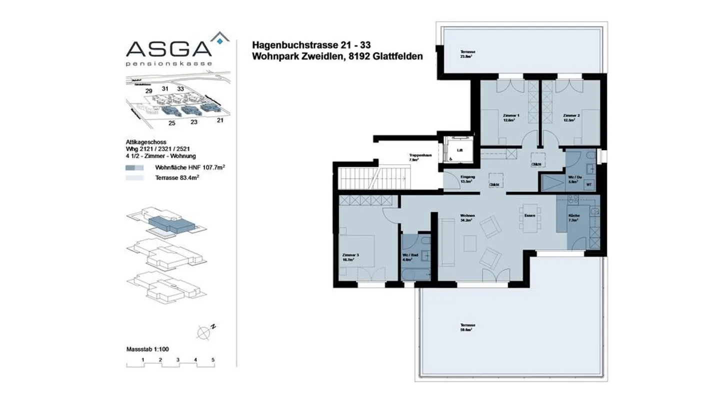 Charmante 4.5-Zimmerwohnung - Foto 7 von 7