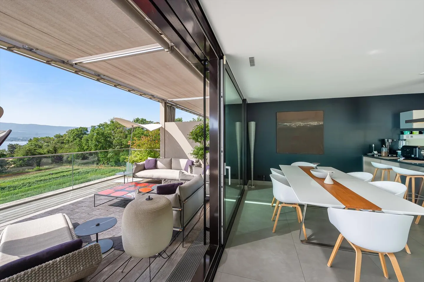CORSIER - Lussuoso duplex attico con vista lago - Foto 6 di 12