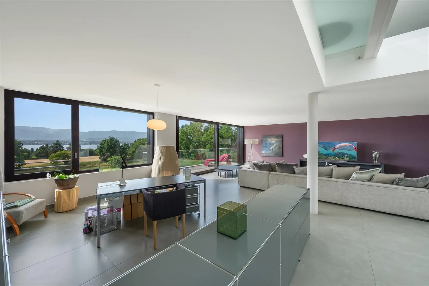 CORSIER - Lussuoso duplex attico con vista lago - Foto 10 di 12