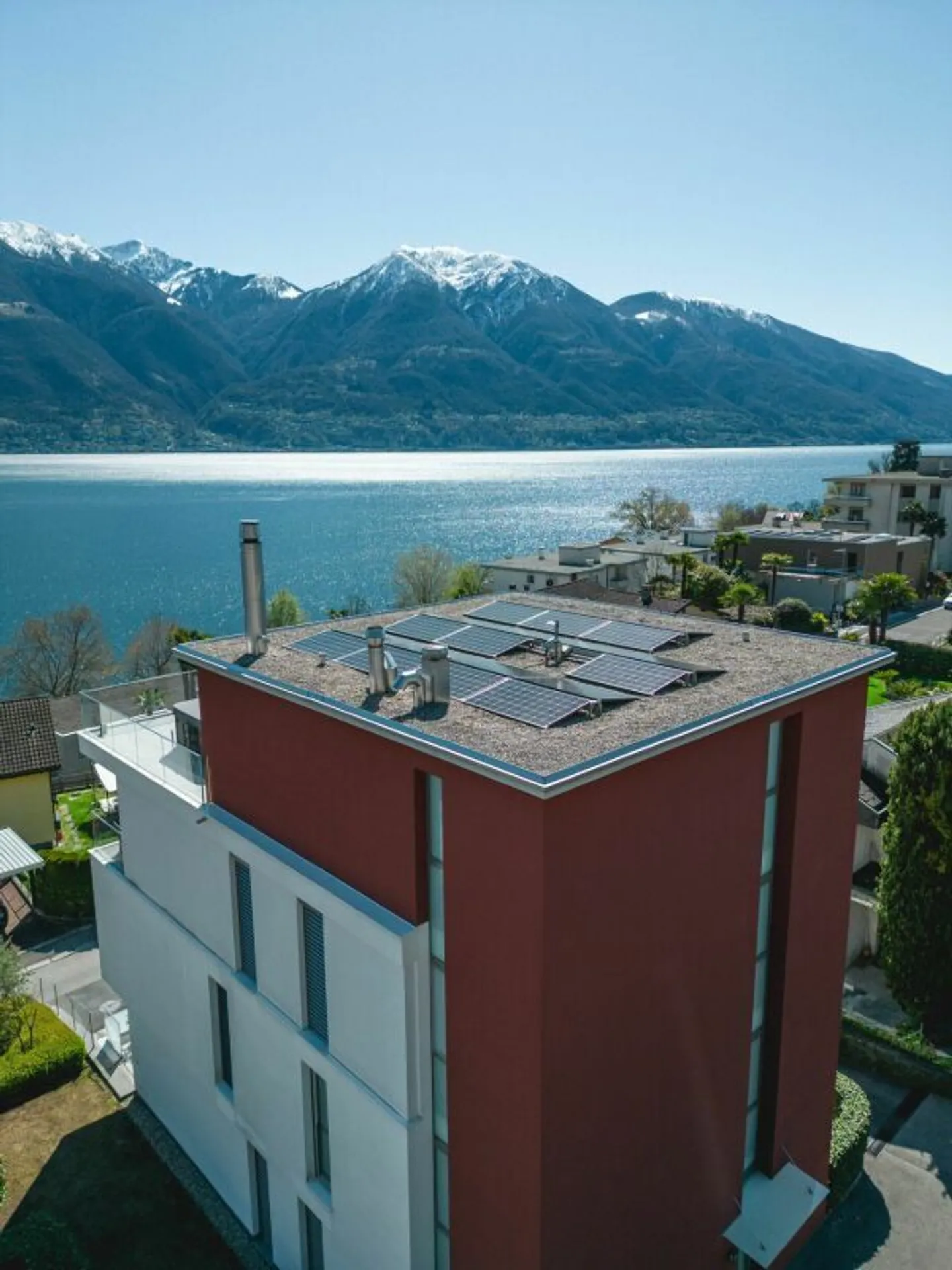 IN VENDITA A MINUSIO - moderna villa bifamiliare con vista lago - Foto 4 di 34