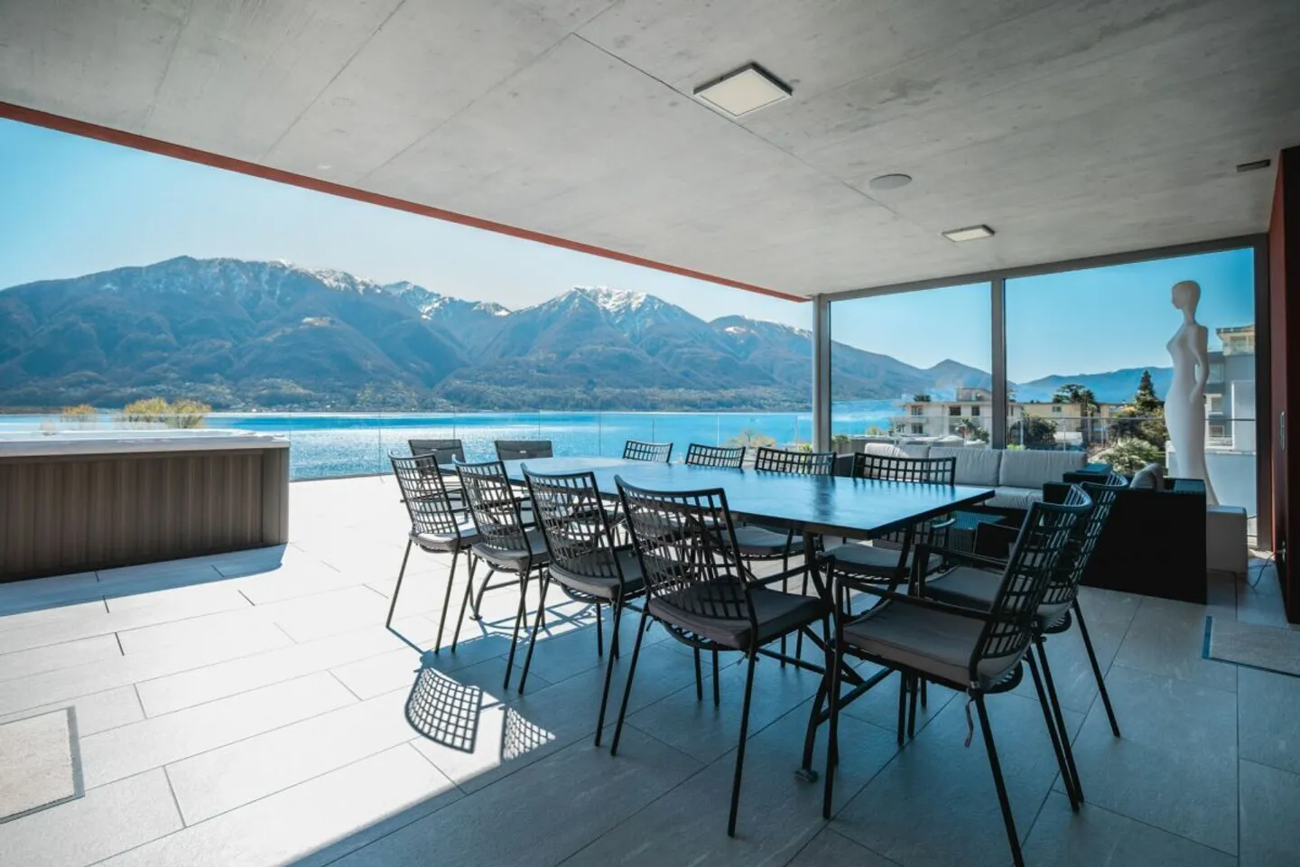 IN VENDITA A MINUSIO - moderna villa bifamiliare con vista lago - Foto 7 di 34