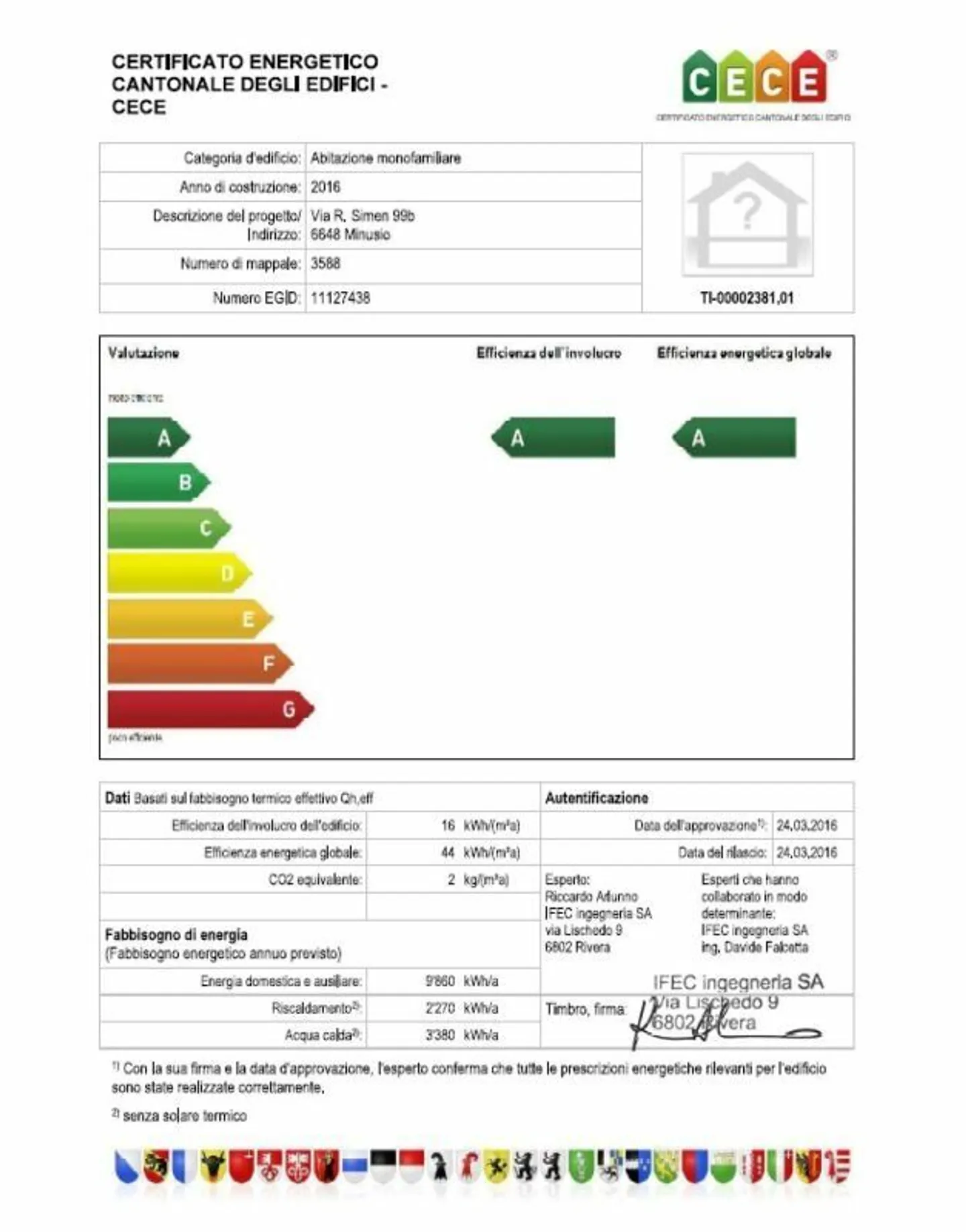 IN VENDITA A MINUSIO - moderna villa bifamiliare con vista lago - Foto 32 di 34
