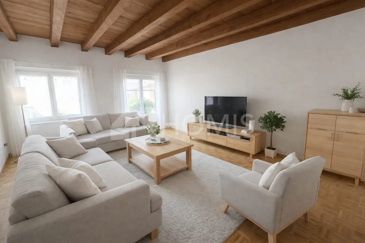 Charmante 4,5-Zimmer-Duplexwohnung mit Terrasse und Garten - Foto 7 von 14