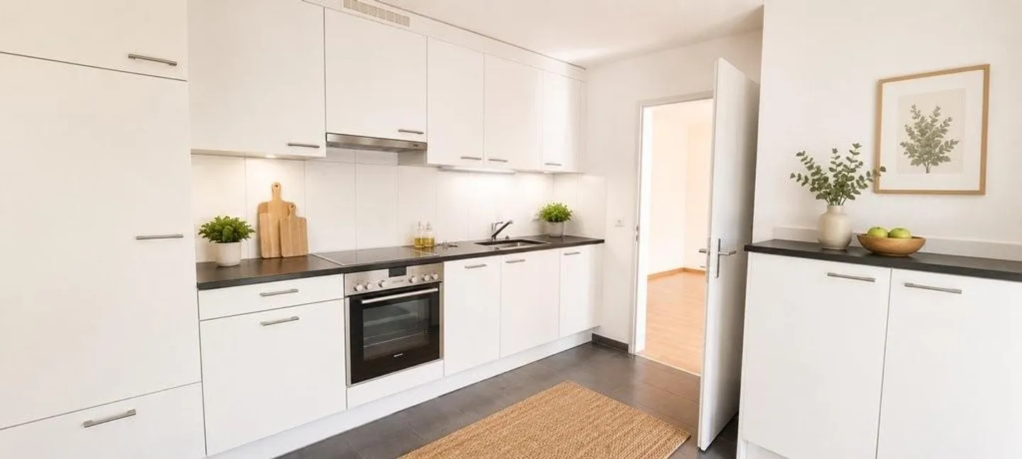 Charmante Wohnung in Schliern - Foto 1 von 8