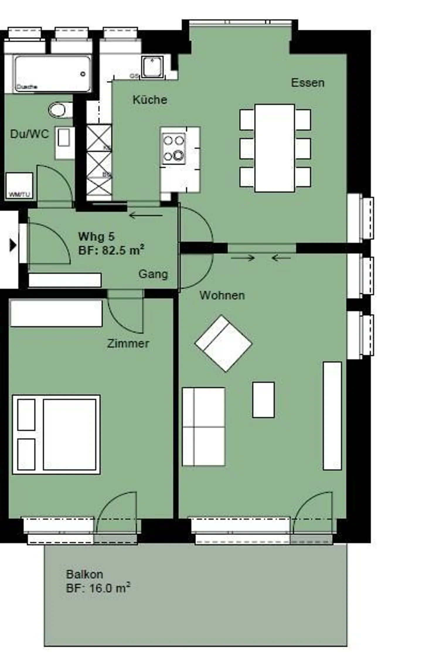 Charmante Wohnung mit Seesicht - Foto 12 von 12