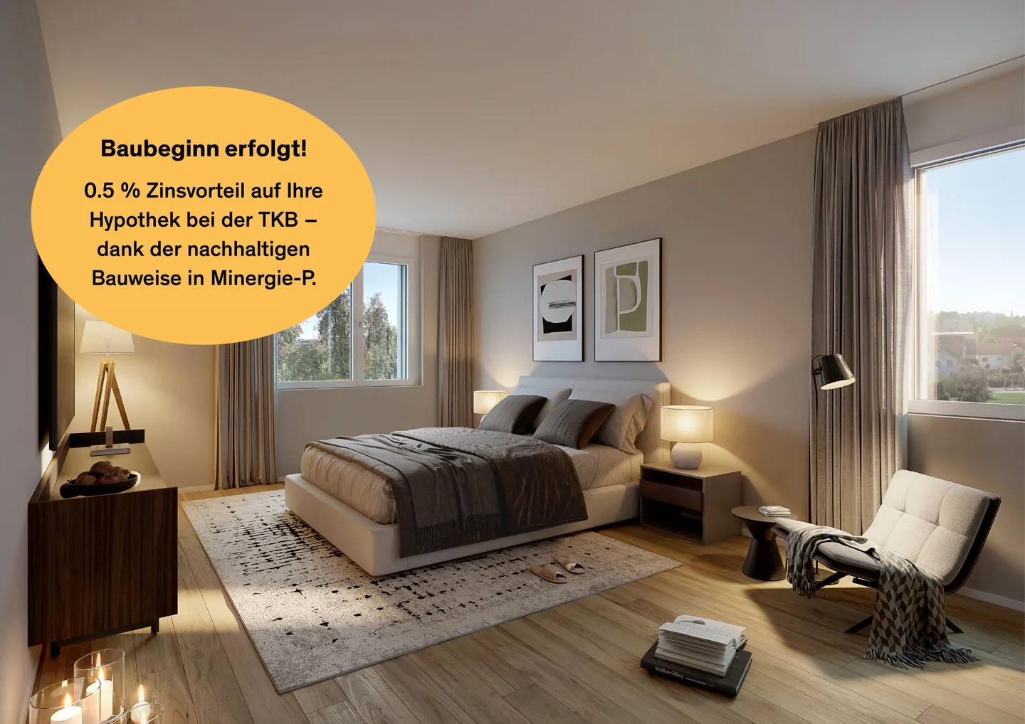 New construction project "Fliedergarten" - modern living with style and sustainability - high-quality upper floor apartment - Photo 1 of 12