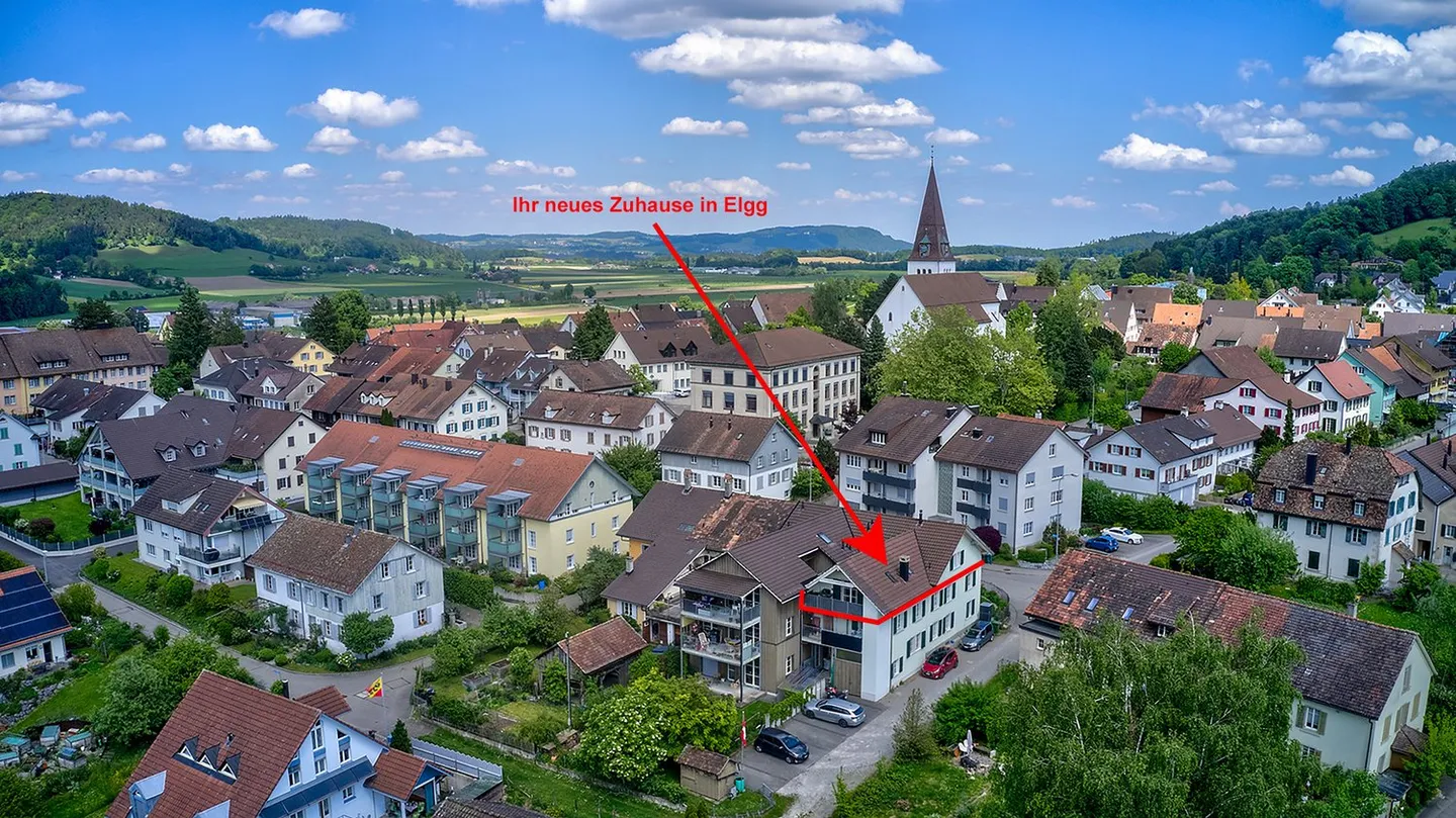 Charmant appartement pour célibataire ou couple à Elgg - Photo 1 sur 10