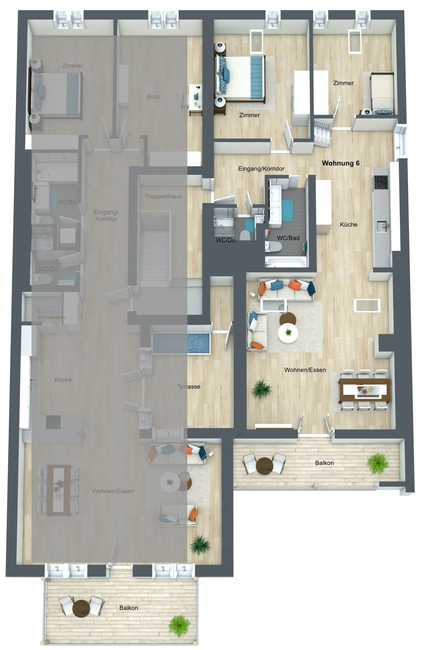 Charmant appartement pour célibataire ou couple à Elgg - Photo 3 sur 10