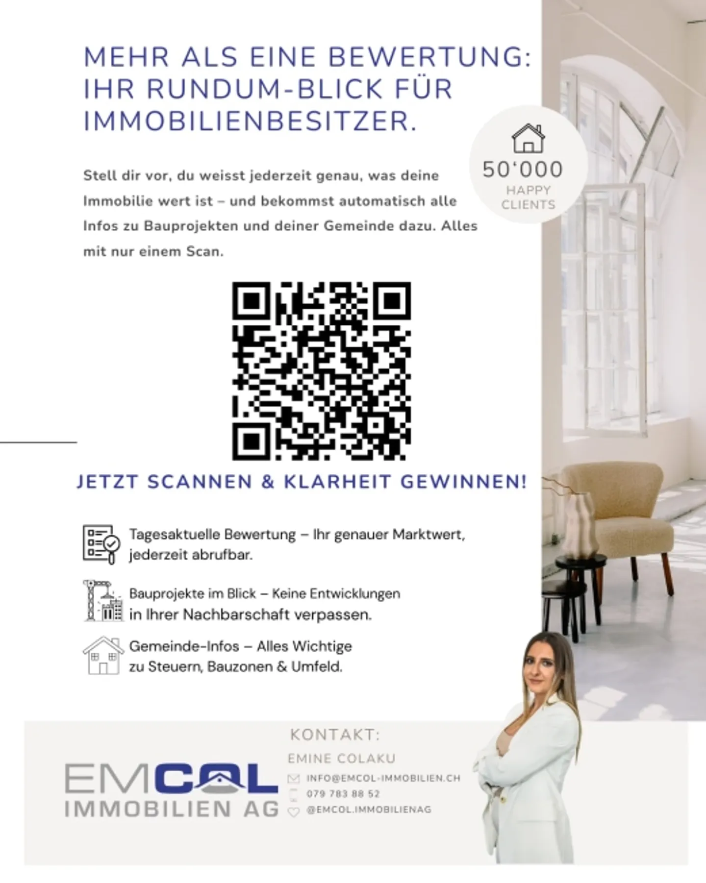 3.5-Zimmer-Maisonette mit Cheminée und Balkon in Lupfig - Foto 5 von 9