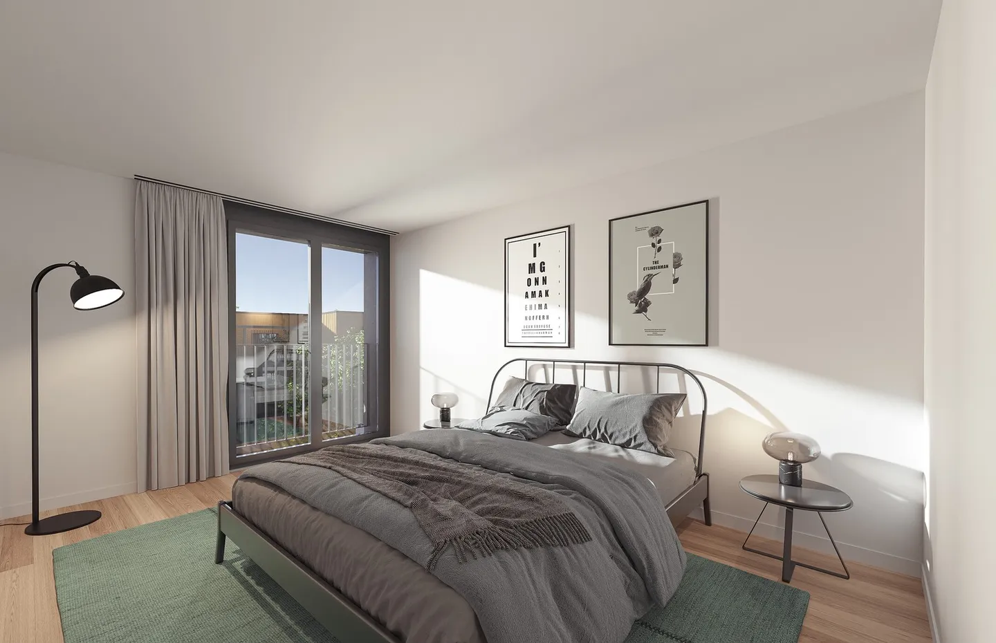 3.5 stanze nuove con balcone - A19-203 - Foto 3 di 11