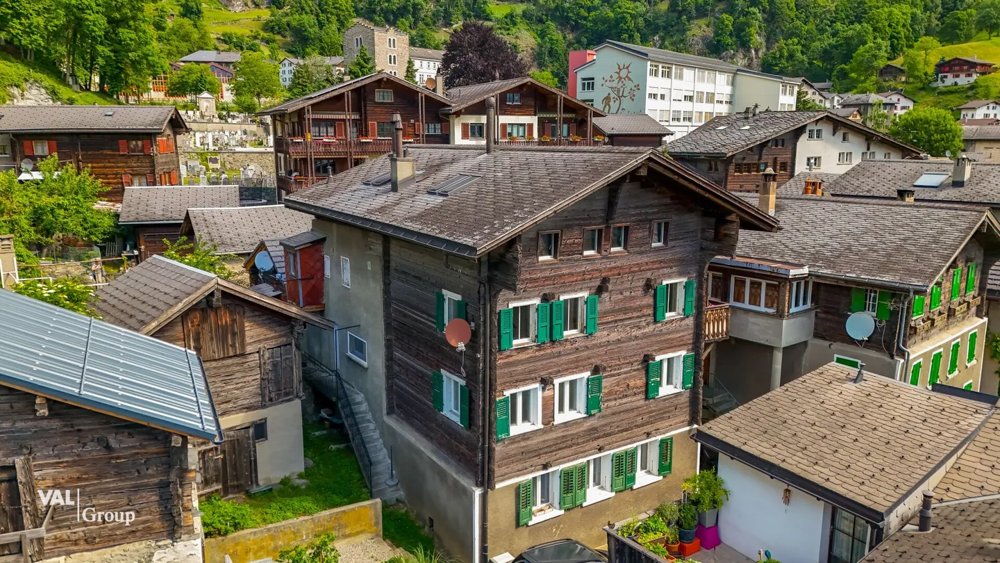 Charming Old Building Duo in Naters - Renovated Living Meets Creative Potential - Photo 1 of 12