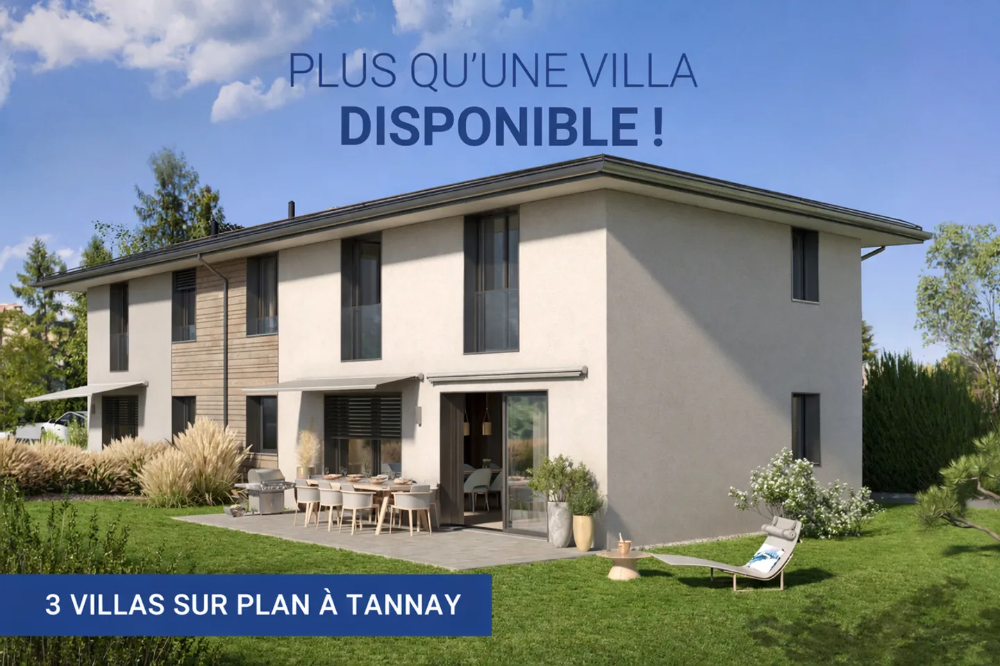 Dernier terrain disponible !!! Maison jumelée 4,5 pièces à Tannay - Photo 1 sur 4