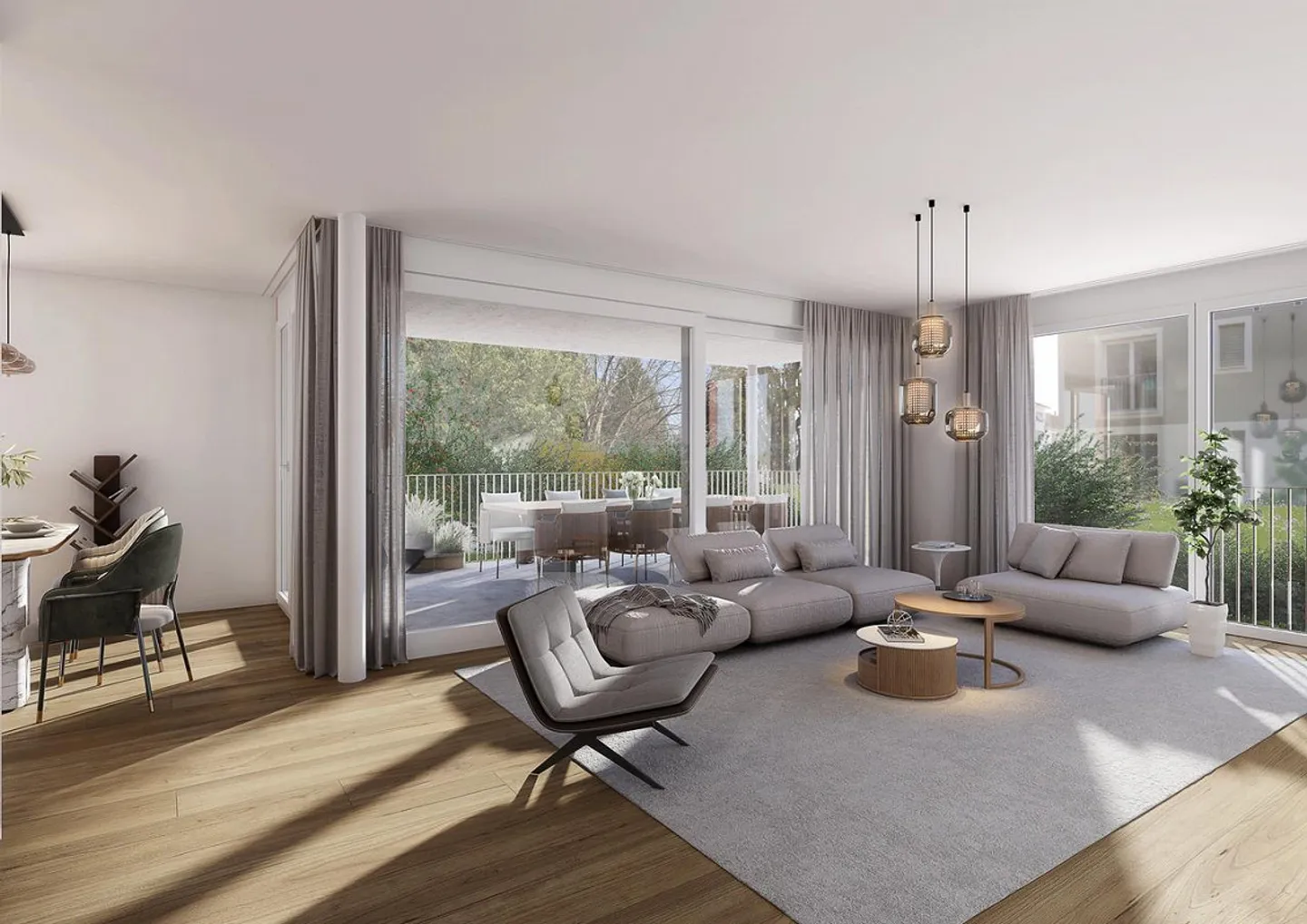 NEL PARCO CITTADINO - LA TUA CASA NEL VERDE / APPARTAMENTI DI NUOVA COSTRUZIONE DI 3 ½ LOCALI - Foto 4 di 13