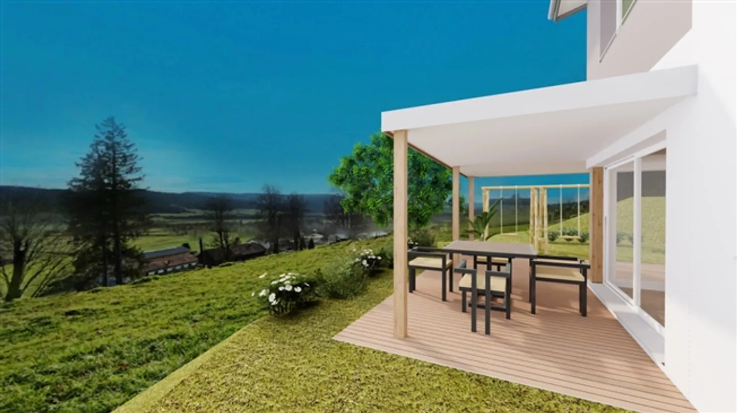 «Herrliche neue freistehende Villa mit 5,5 Zimmern und Aussicht!» - Foto 13 von 17