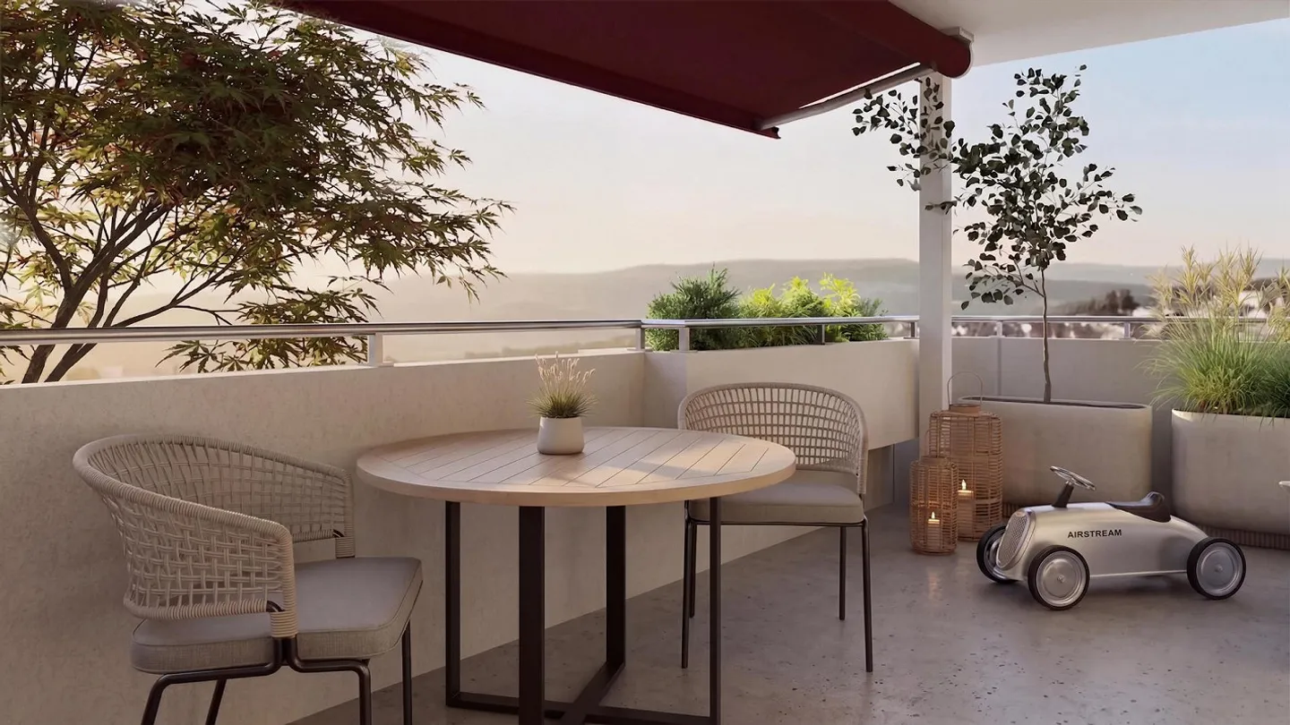 Modernes Apartment mit Balkon - Foto 4 von 9