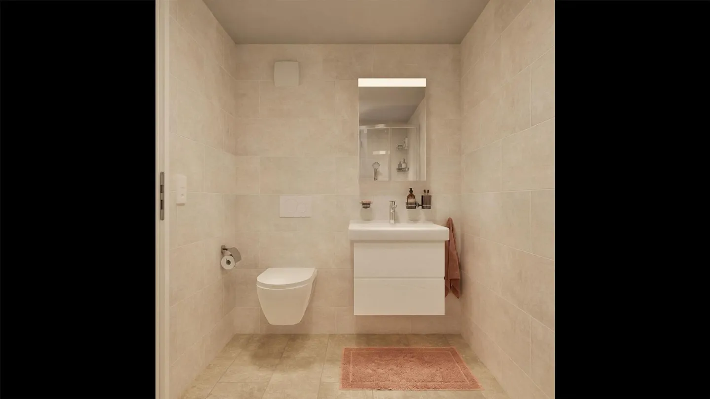 Modernes Apartment mit Balkon - Foto 8 von 9