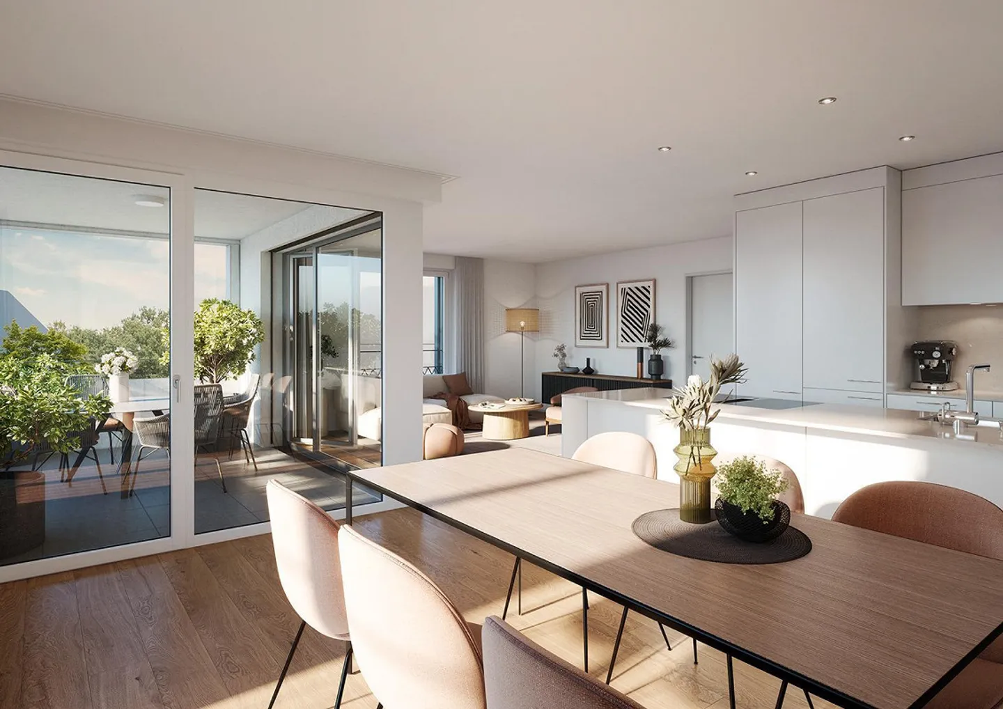 ***VIVERE SENZA CAUZIONE*** APPARTAMENTI MODERNI DI 3,5 STANZE CON LOGGIA I... - Foto 3 di 4