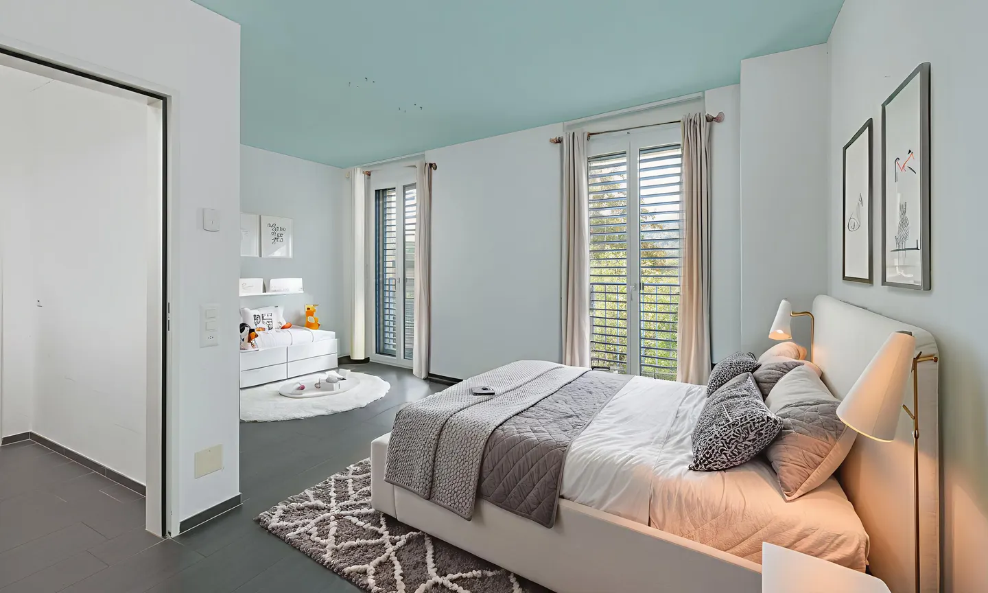 STUNNING AND SPACIOUS 6.5 ROOM VILLA IN THE GREEN AT PONTE CAPRIASCA - Photo 6 of 8
