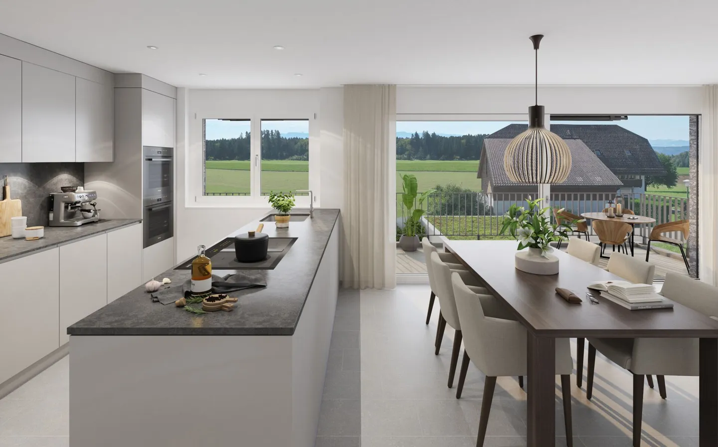 Paix, soleil et vues dégagées : un logement neuf confortable « i de Breiti » - Photo 4 sur 6