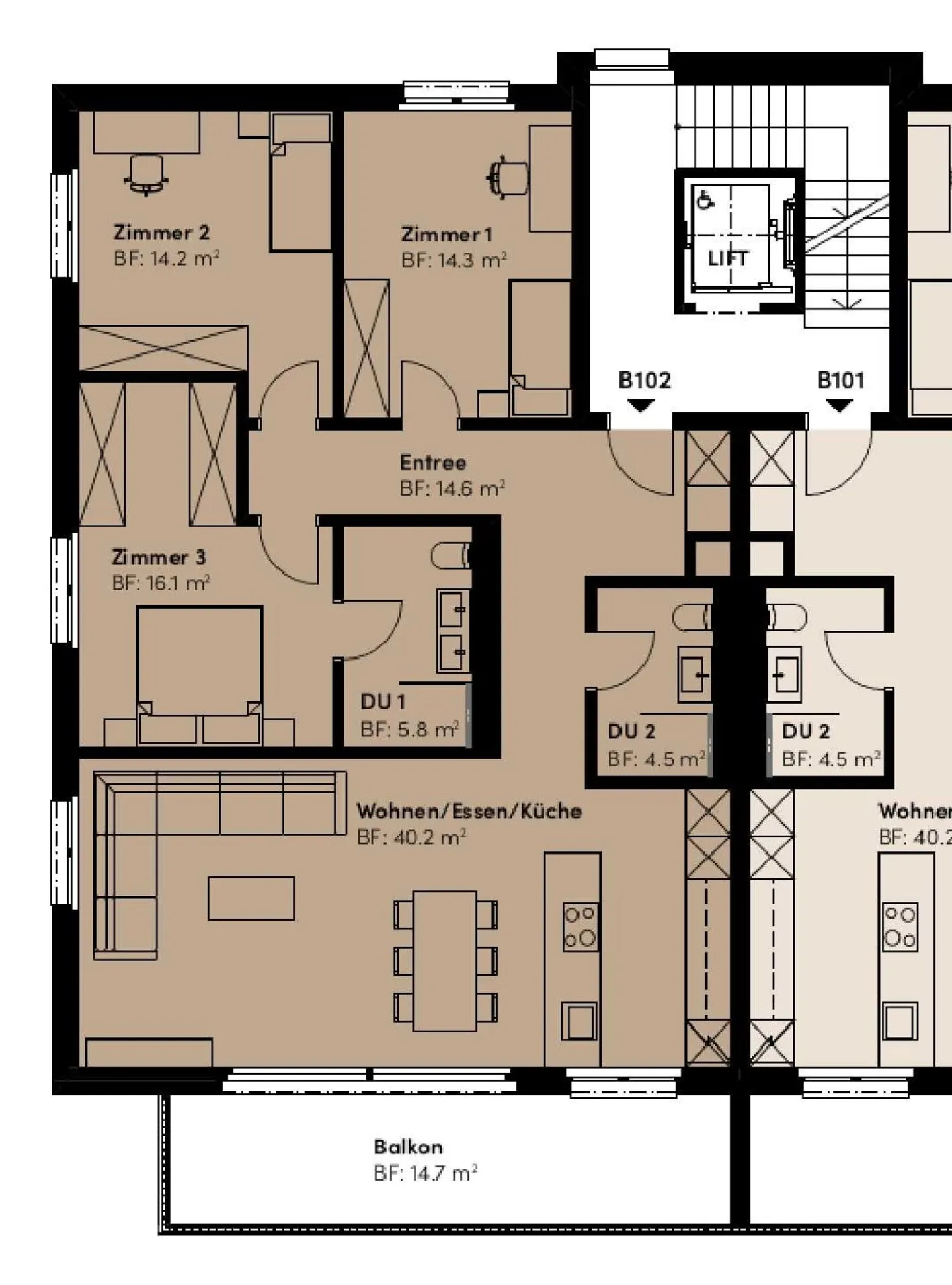 Paix, soleil et vues dégagées : un logement neuf confortable « i de Breiti » - Photo 6 sur 6