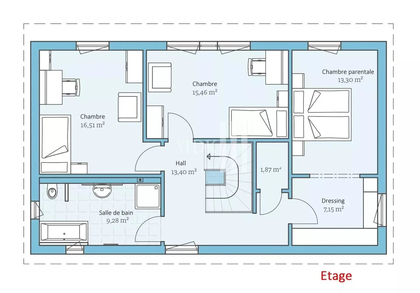 Belle villa de 5.5 pièces sur plan - Photo 3 sur 4