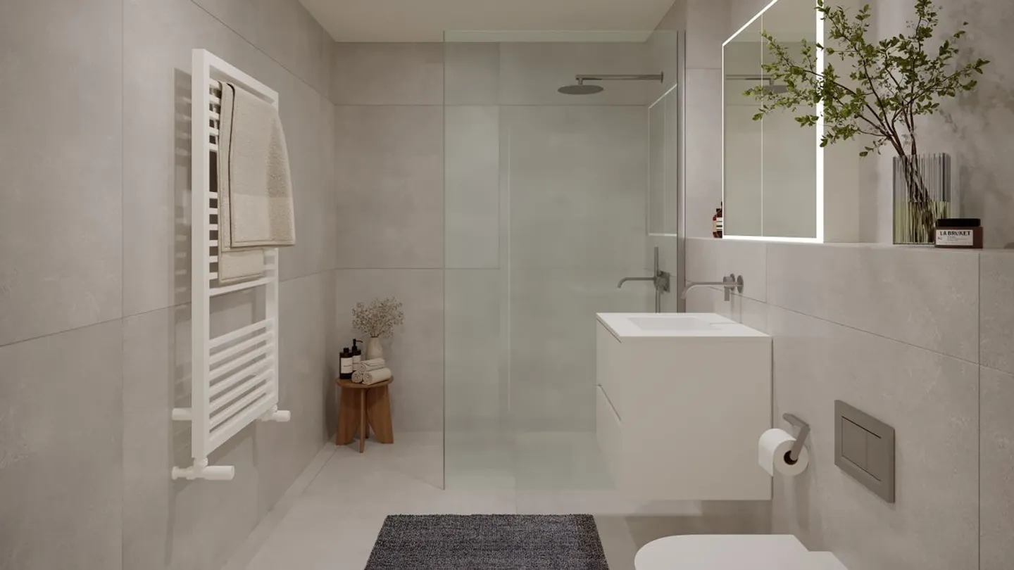 Appartement moderne de 4½ pièces avec balcon spacieux - Photo 4 sur 6